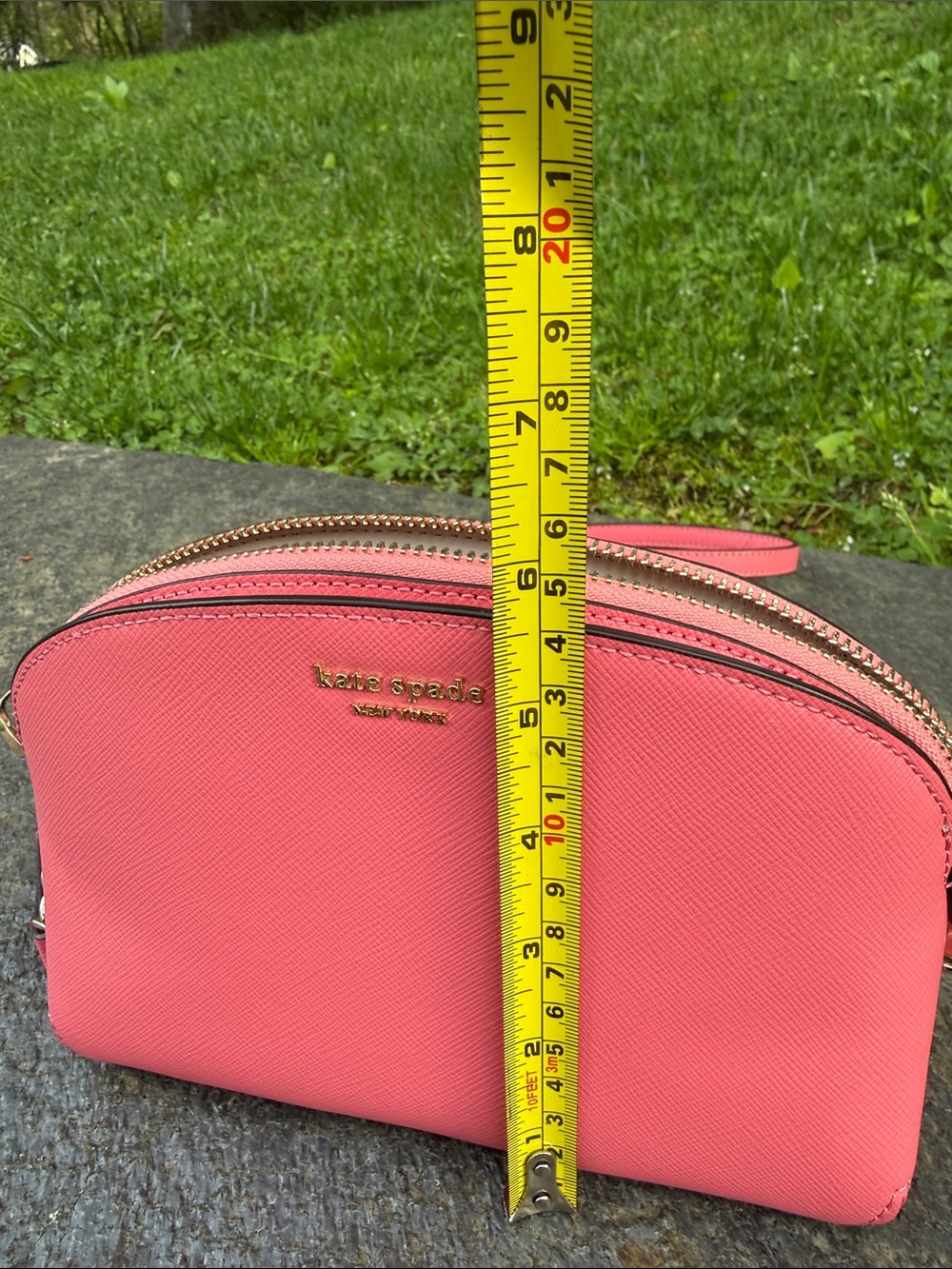 kate spade Pink Saffiano Dome Crossbody - Picture 14 of 16